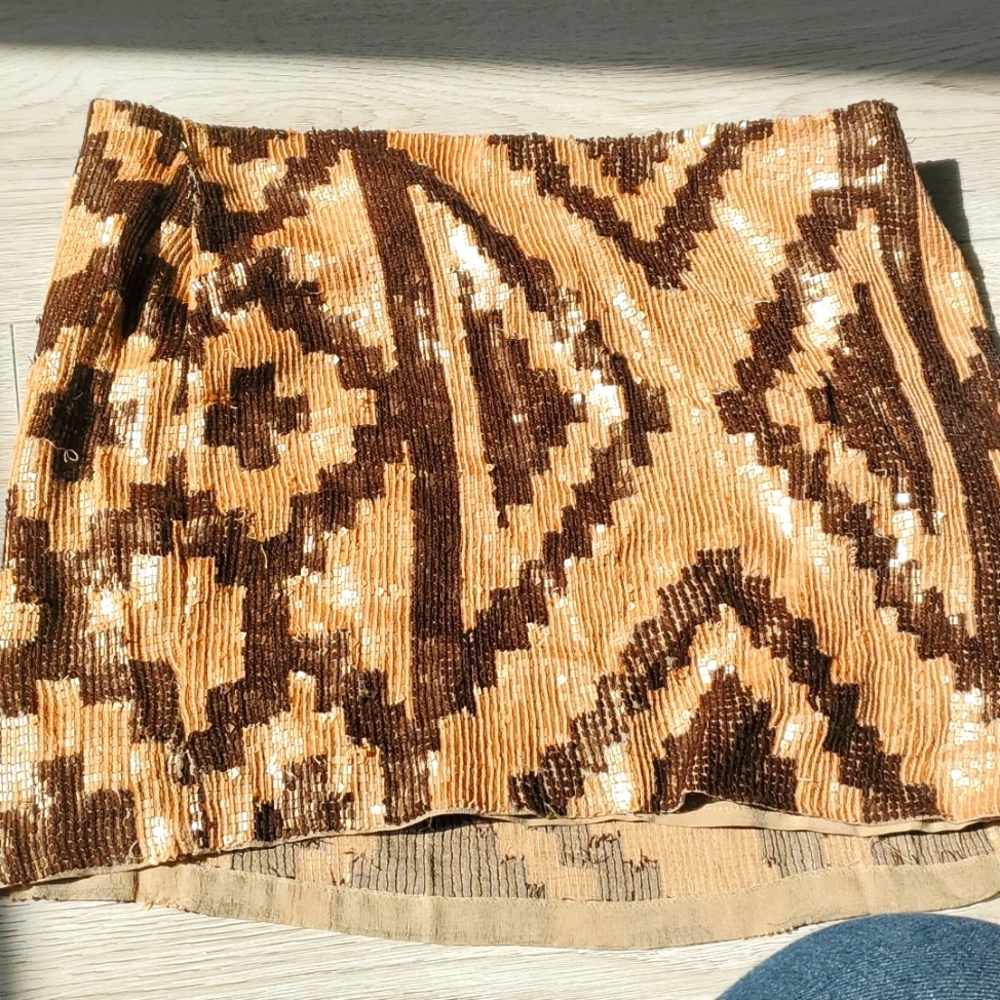 Haute Hippie Beaded Skirt